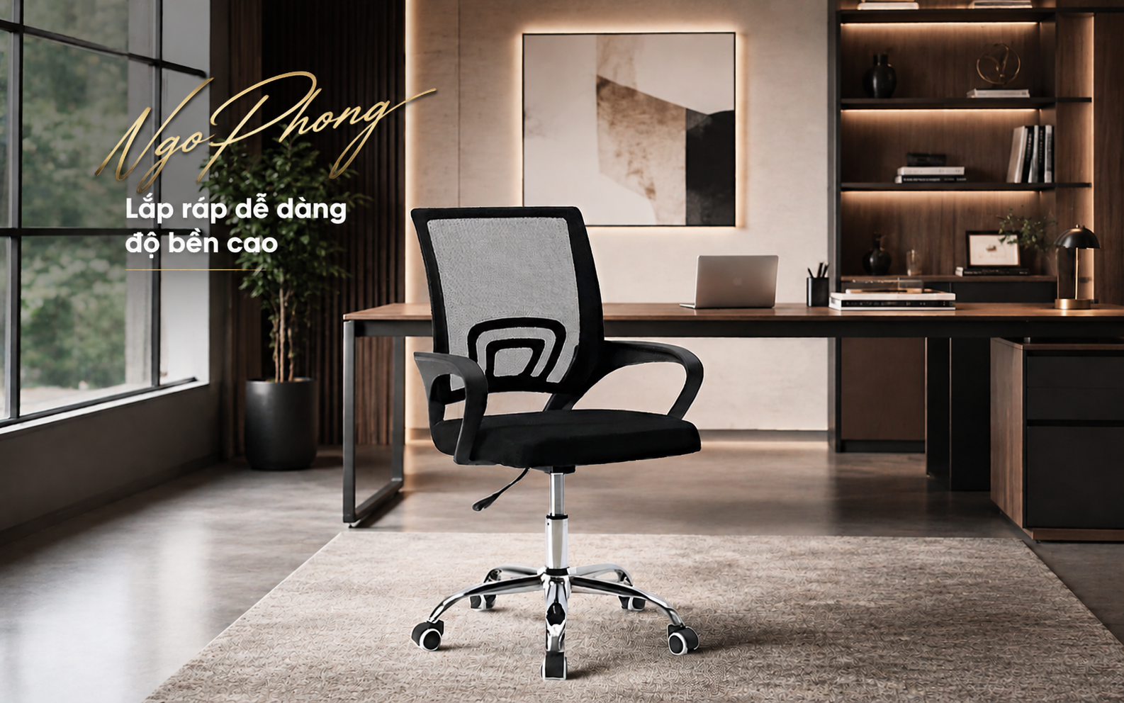 Ghế văn phòng VP W11 (Ghế xoay - có gù)